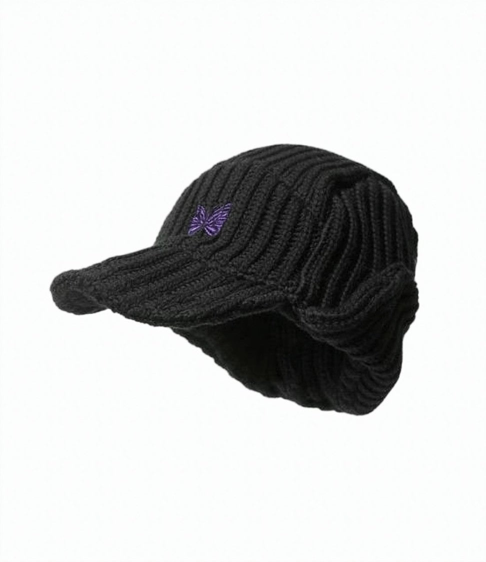 Needles Ribbed Knit Wool Cap
