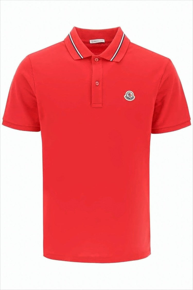 Moncler Classic Red Polo Shirt