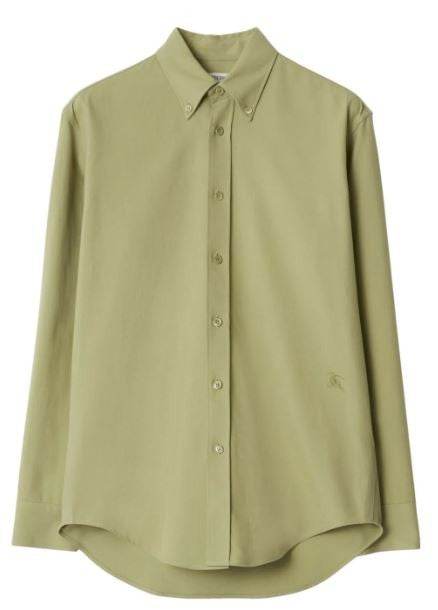 Burberry Classic Button-Down Burberry Shirt With Curved Hem