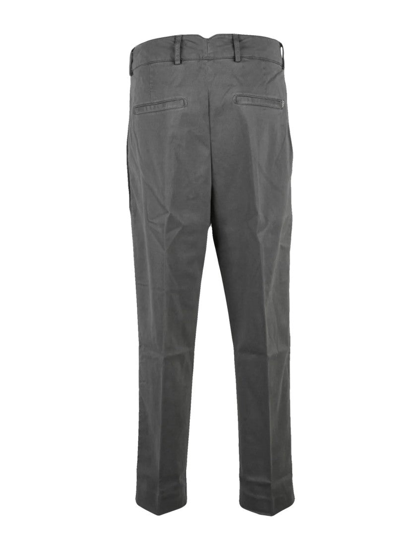 Dondup Tania High-Waist Trousers - Grey