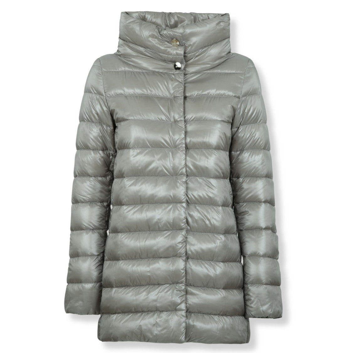 Herno Streamlined Outerwear Jacket With High Collar