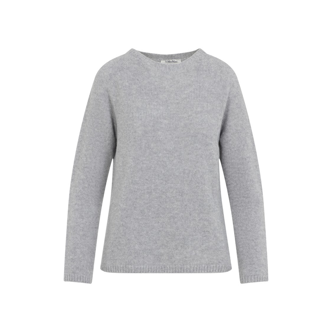 Max Mara Soft Wool And Cashmere Blend Pullover With Side Slits