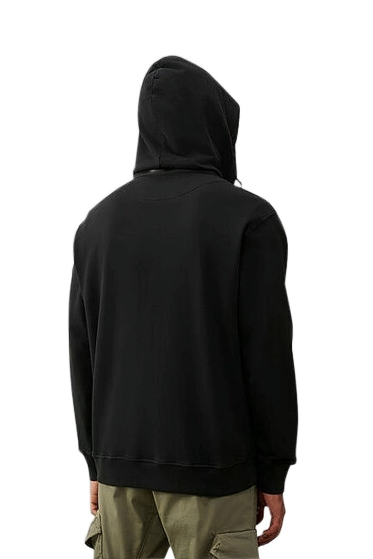 C.P. Company Relaxed Fit Black Long-Sleeve Hoodie