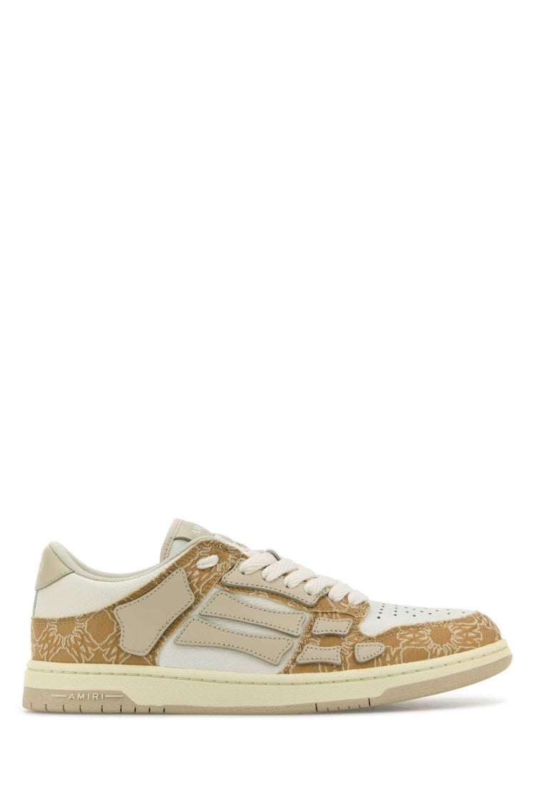 Amiri Multicolor Leather And Fabric Skel Sneakers