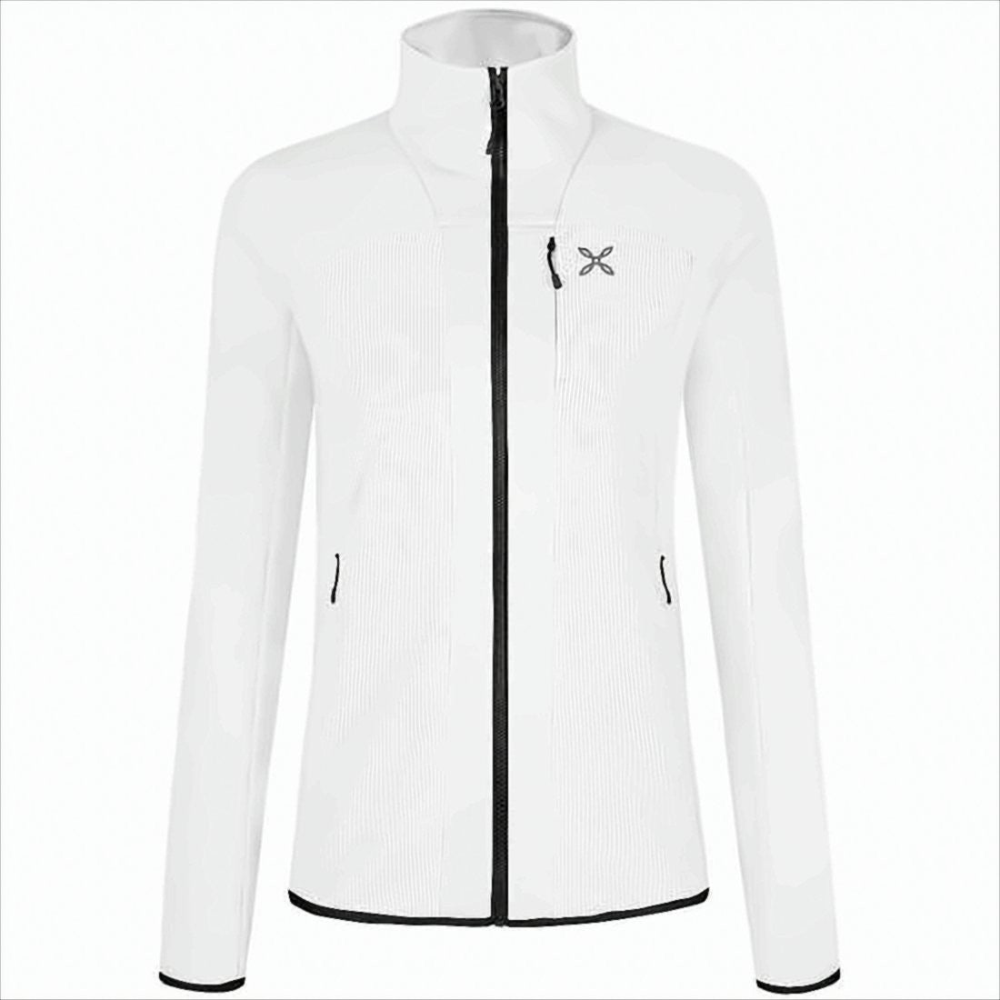 Montura Textured Patterned Fitted Jacket With High Collar