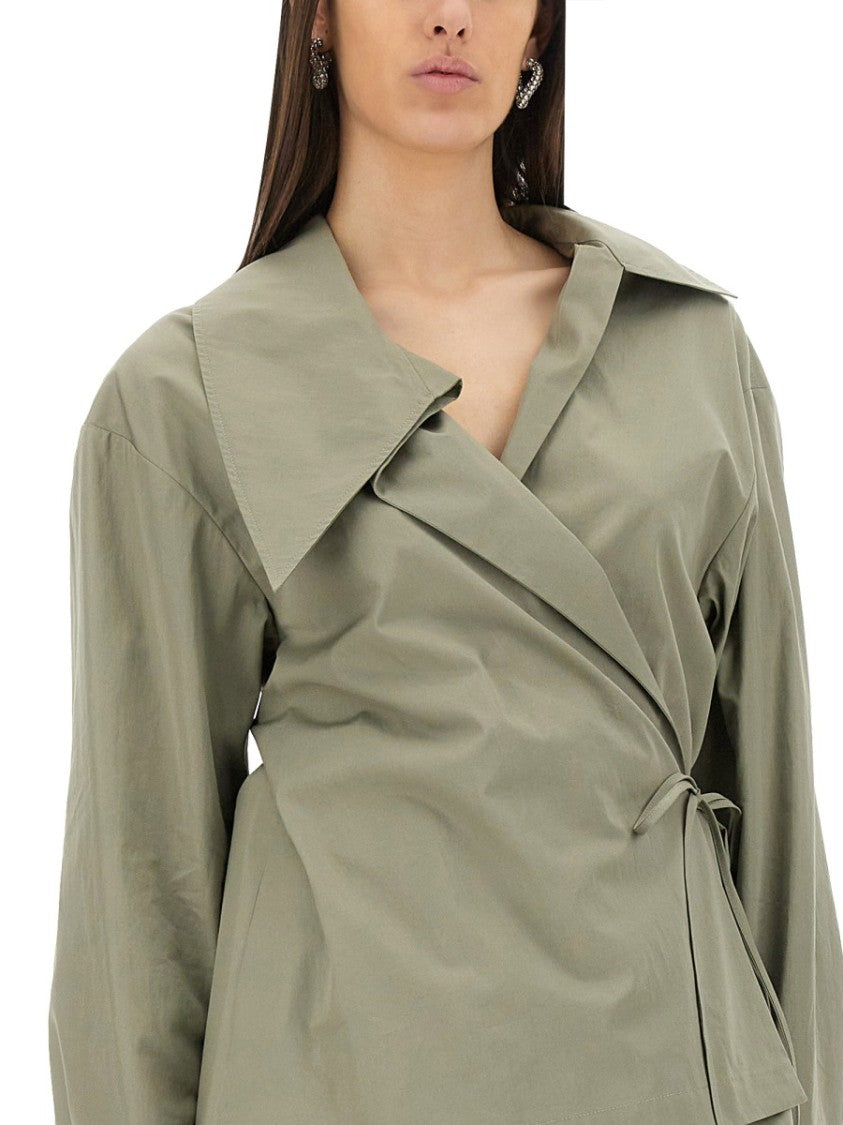 Dries Van Noten Asymmetrical Shirt With Unconventional Cut