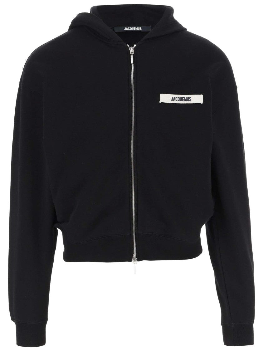 Jacquemus Le Hoodie Grosgrain Zippé