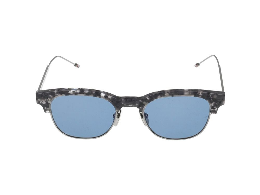 Thom Browne Modern Acetate And Titanium Sunglasses With Classic Lenses