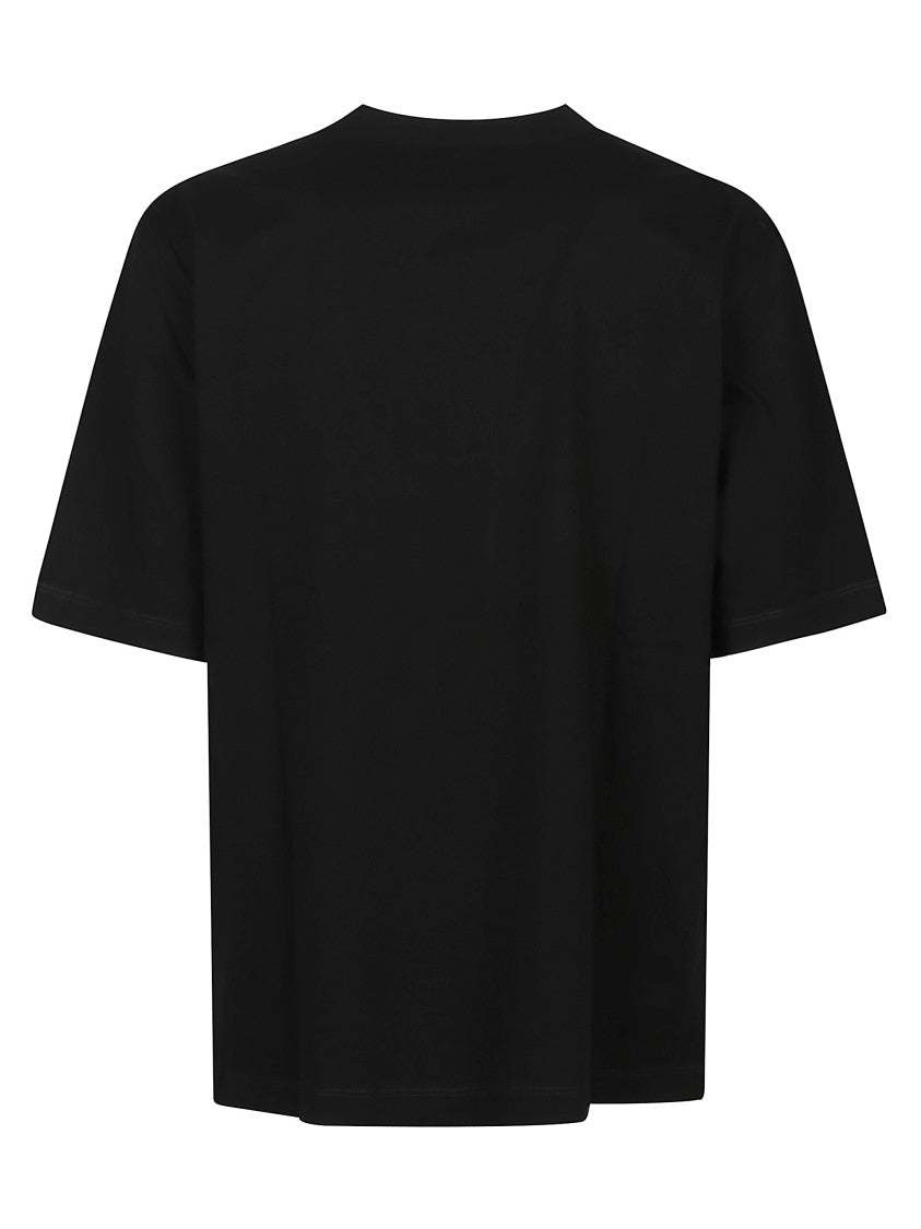 Dsquared2 Graphic Print Black Crew Neck T-Shirt