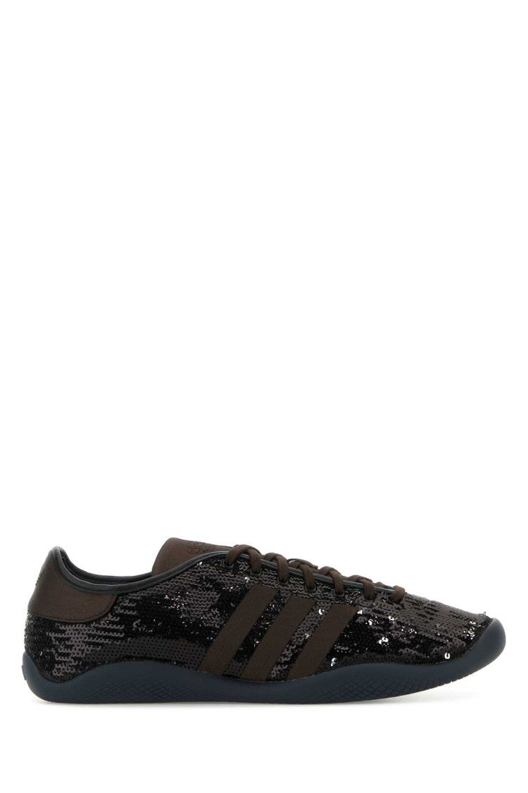Wales Bonner X Adidas Embellished Fabric Sneakers With Rubber Sole And Three-Stripe Details