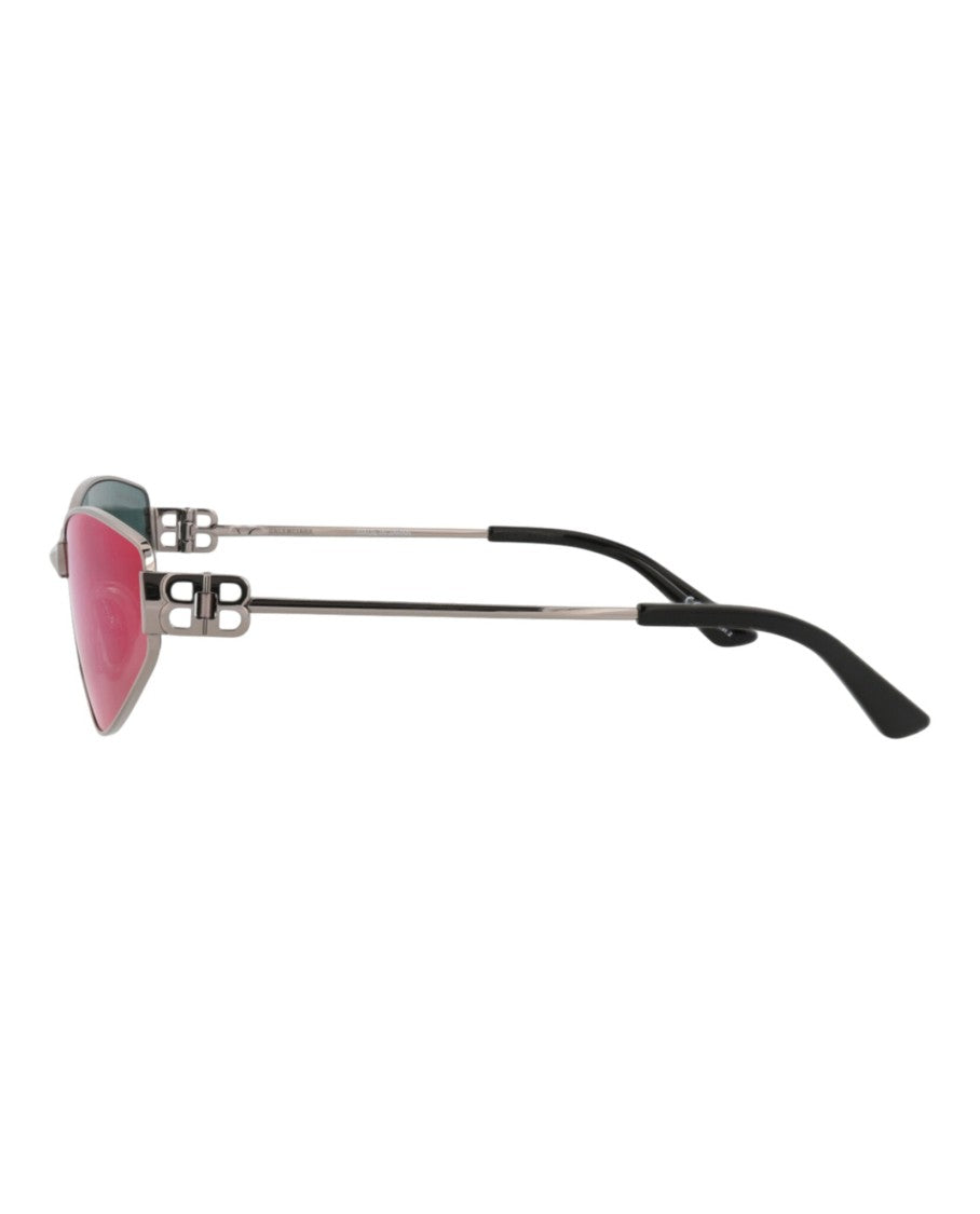 Balenciaga Cat Eye-Frame Metal Sunglasses