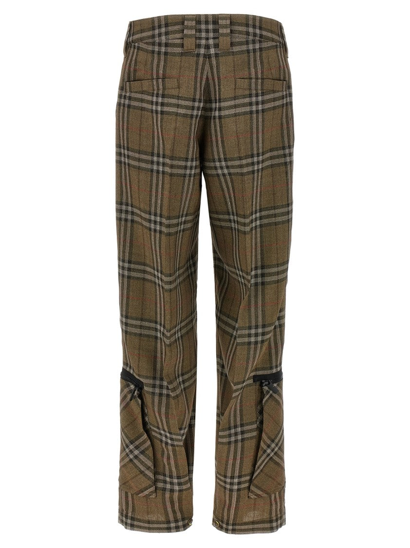 Burberry Check Jacquard Trousers