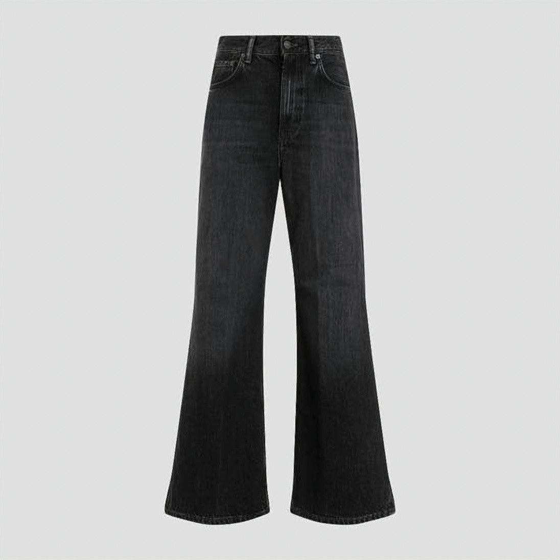 Acne Studios High Waist Wide-Leg Denim Pants