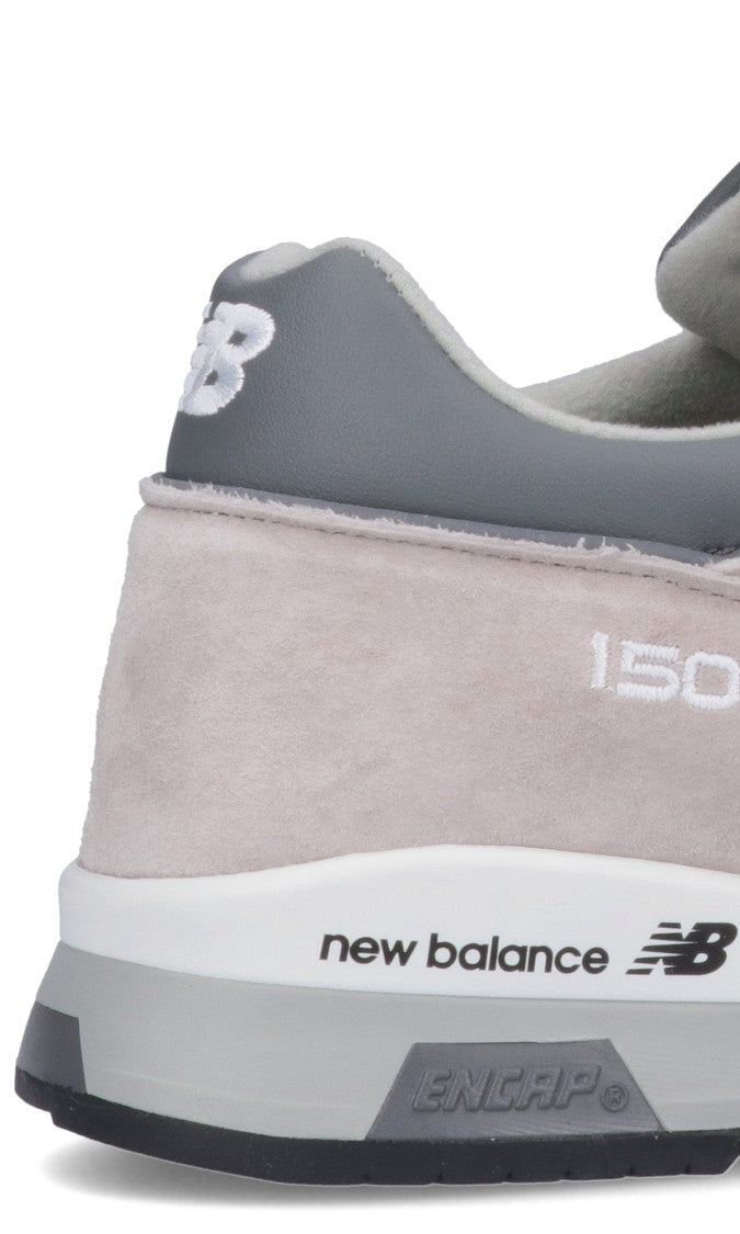 New Balance Suede And Mesh Low-Profile Grey Sneakers