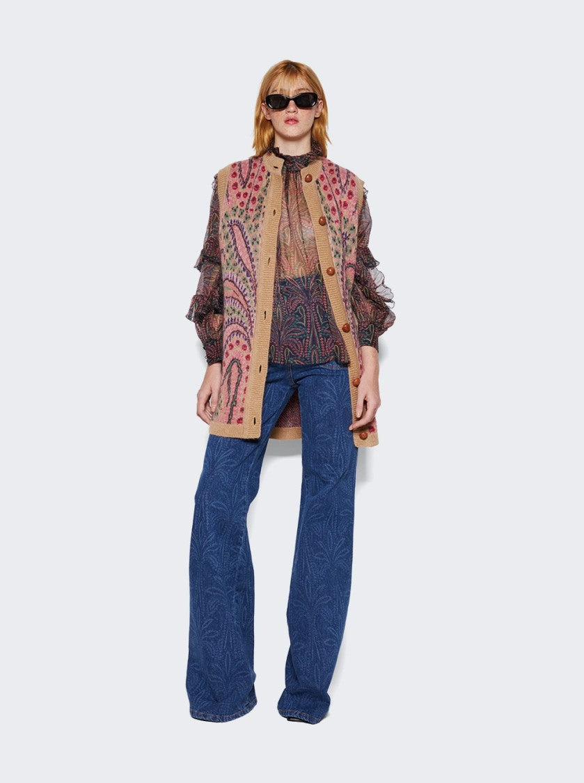 Etro Buttoned Flared Jeans