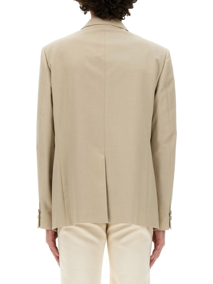 Fendi Tailored Wool Jacket With Notched Lapel
