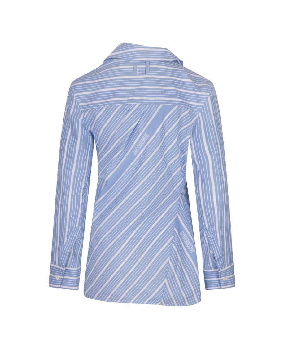 Jacquemus Vertical Striped Long-Sleeved Jacquemus Shirt