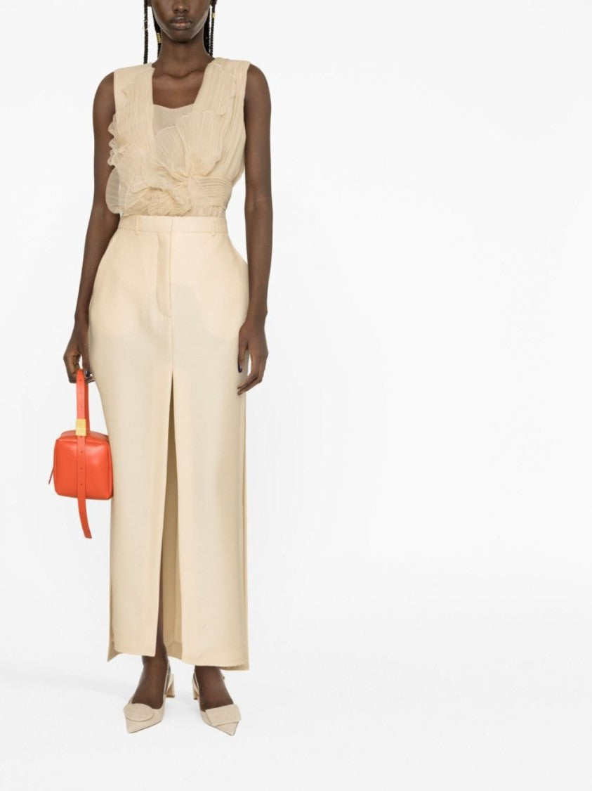 Lanvin Ankle-Length A-Line Maxi Skirt