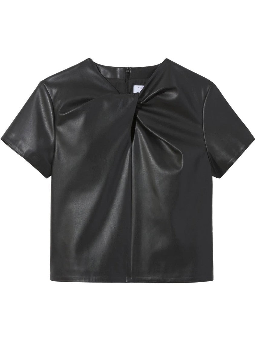Proenza Schouler Twisted Short Sleeve Top