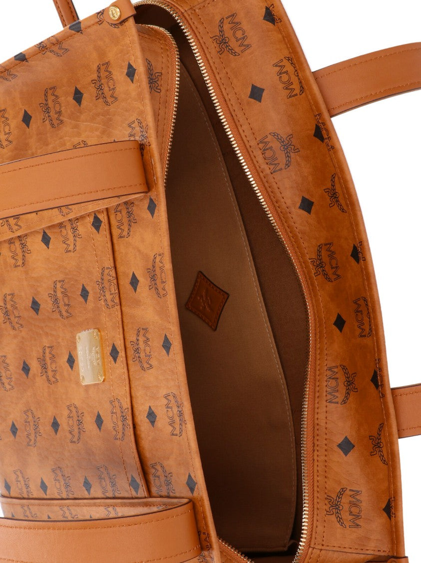 Mcm "Aren" Tote Bag, In Brown "Visetos"