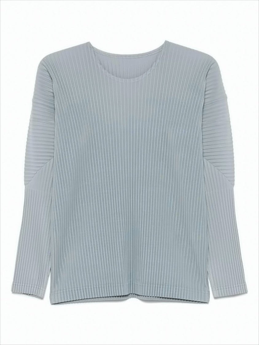 Homme Plissé Issey Miyake Pleated Long-Sleeved Top With Minimalist Design