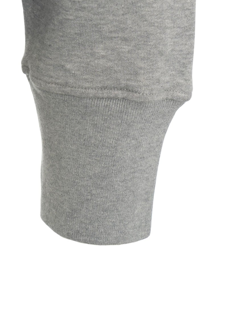 Dondup Casual Gray Hoodie With Drawstring And Ribbed Cuffs