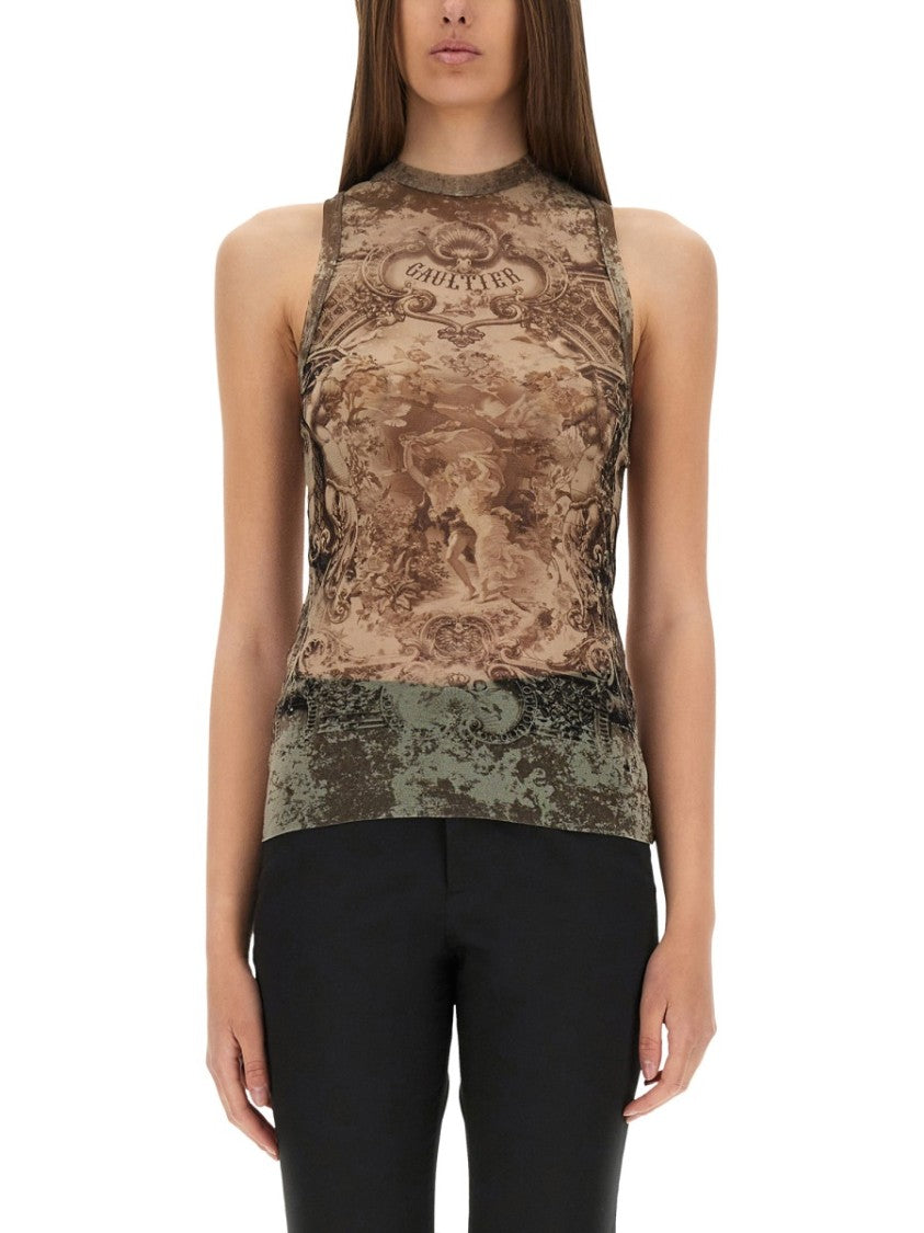 Jean Paul Gaultier "Médaillon" Tank Top