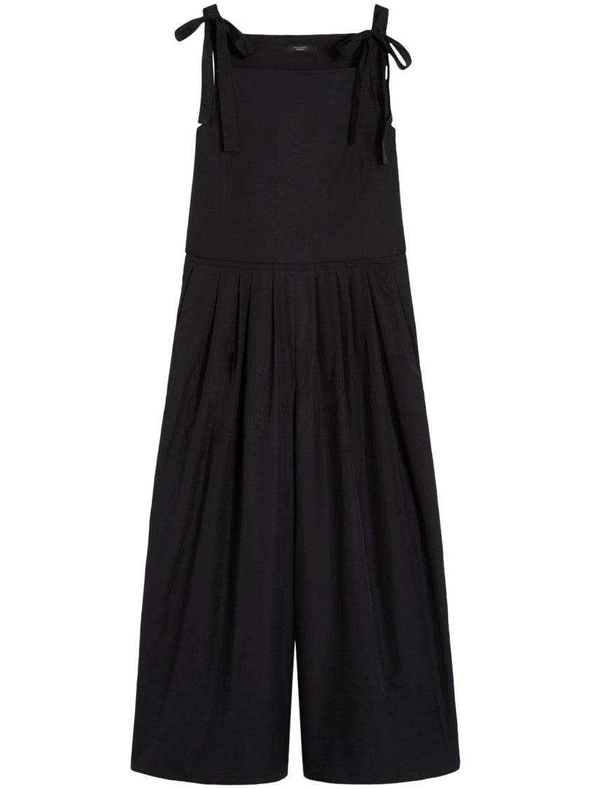 Max Mara Maxi Dress With Sleeveless Design And Pleated Skirt