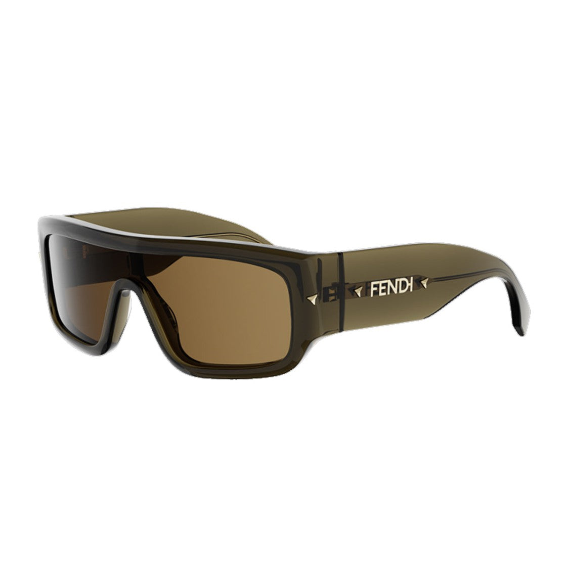 Fendi Translucent Green Screen Acetate Sunglasses