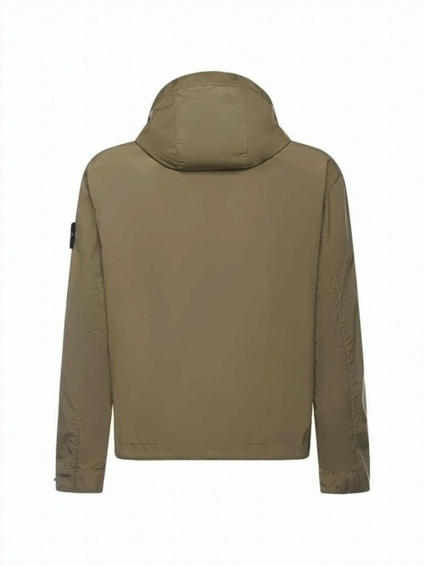 Stone Island Cropped Brown Lightweight Jacket