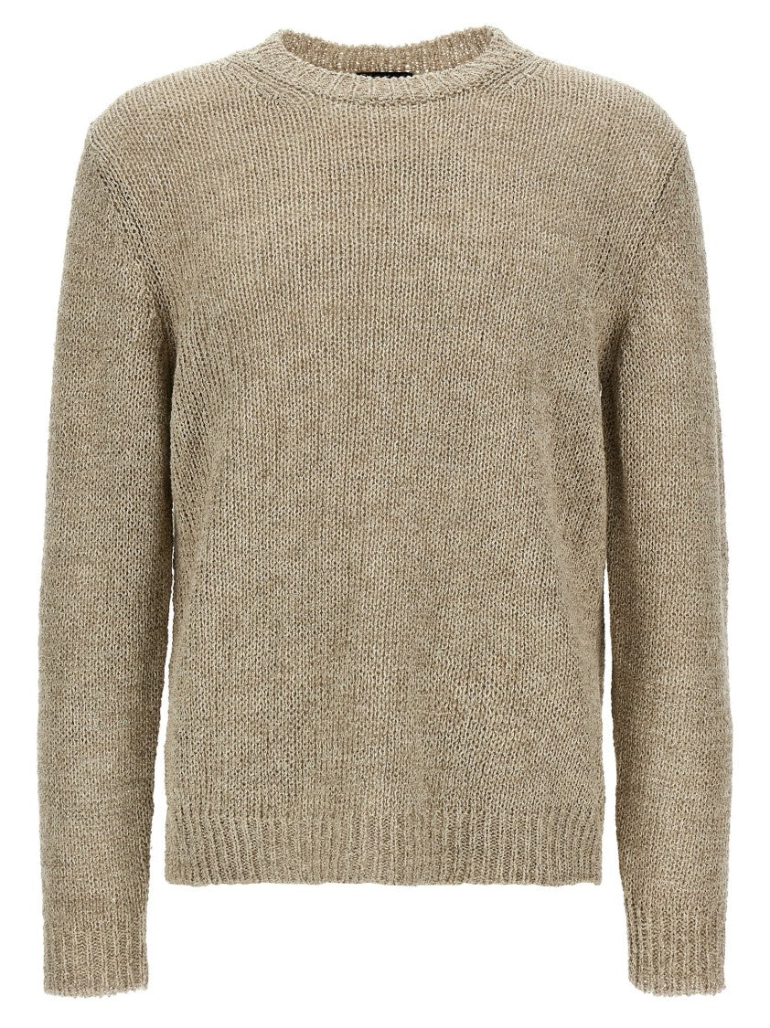 Roberto Collina Mesh Knit Linen-Cotton Sweater
