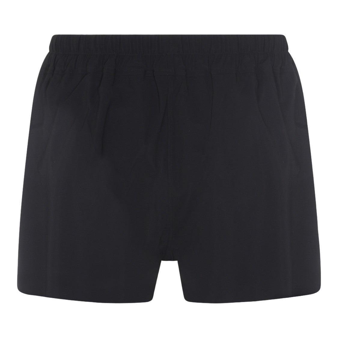 Rick Owens Black Shorts With Contrasting Drawstring