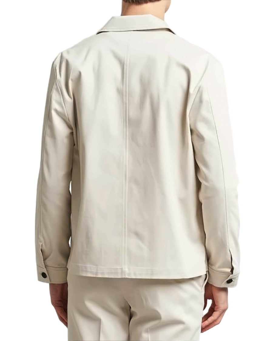 J Lindeberg Long-Sleeve Casual Shirt With Front Zipper