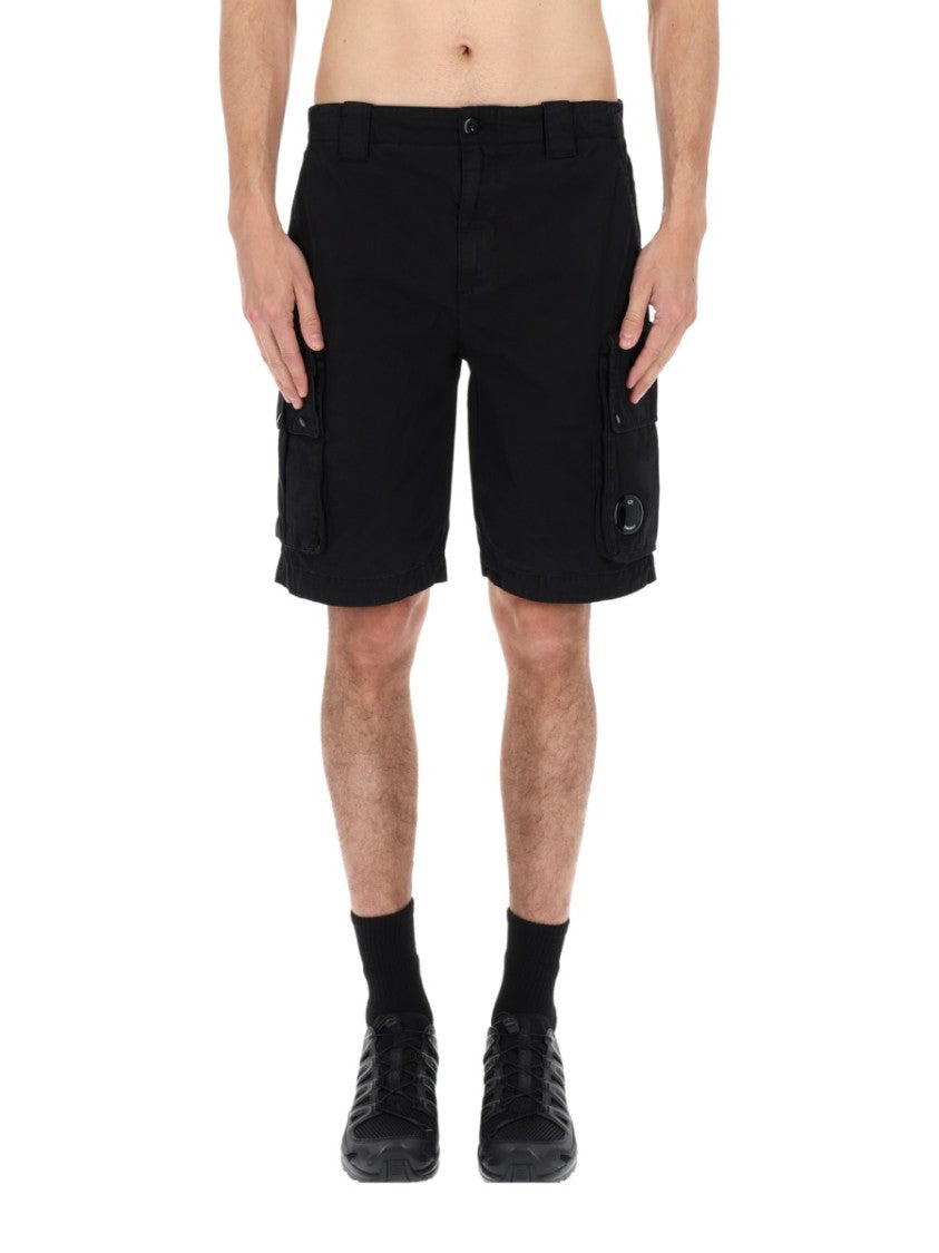 C.P. Company Neutral Regular Fit Cargo Flap Shorts