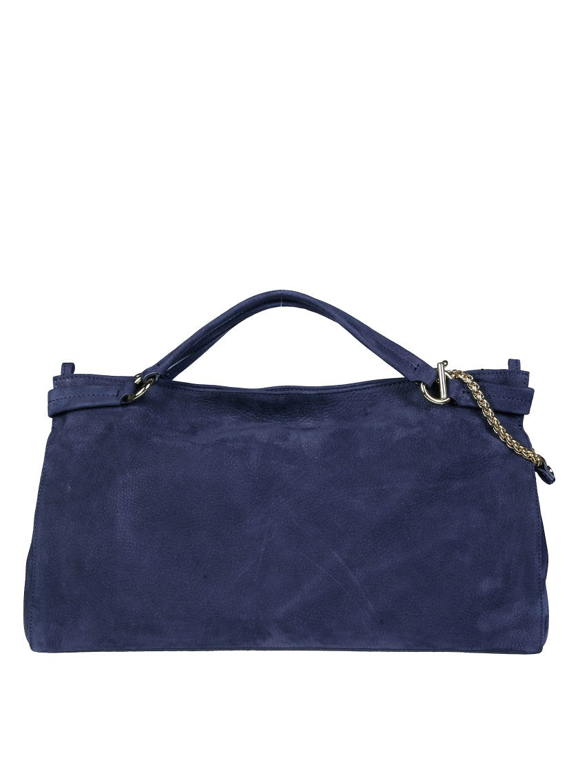 Orciani Elongated Suede Shoulder Bag
