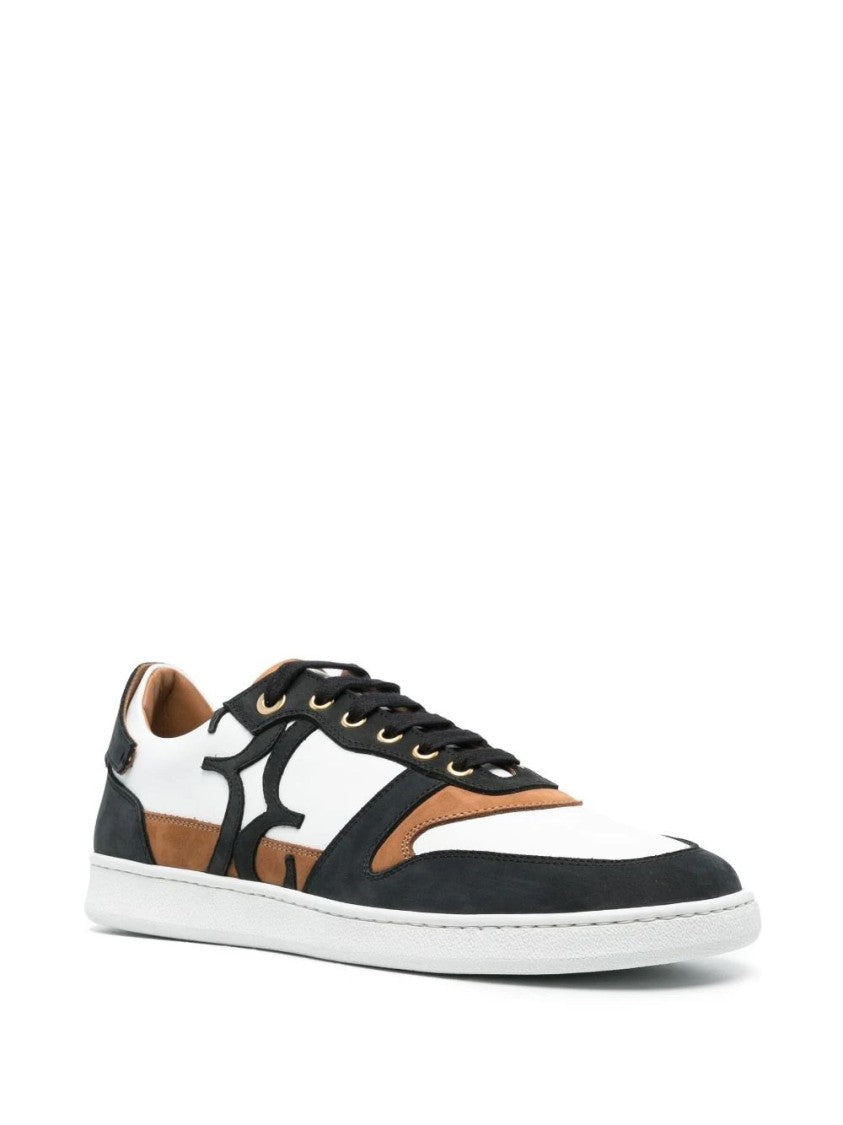 Billionaire Boys Club White Low-Top Sneakers With Contrasting Accents