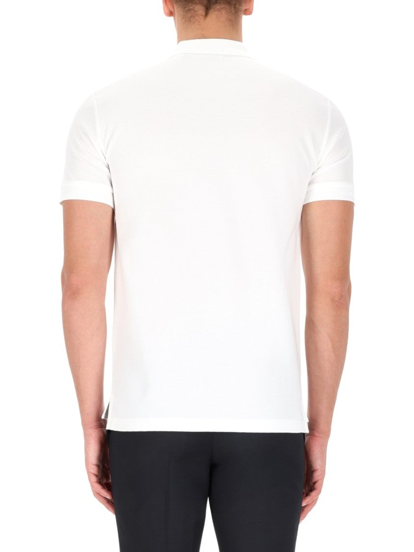 Burberry Beige Cotton Chest Logo Polo Shirt