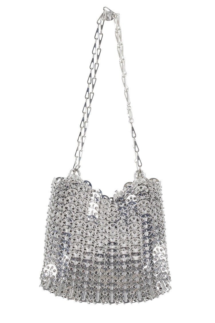 Rabanne Silver Bag 1969 Sliding-Strap Brass Shoulder Bag