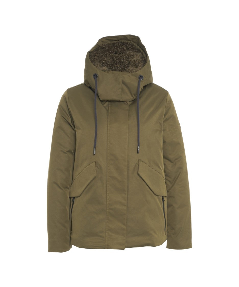 Save The Duck Eco-Friendly Parka With Adjustable Hood And Flap Pockets