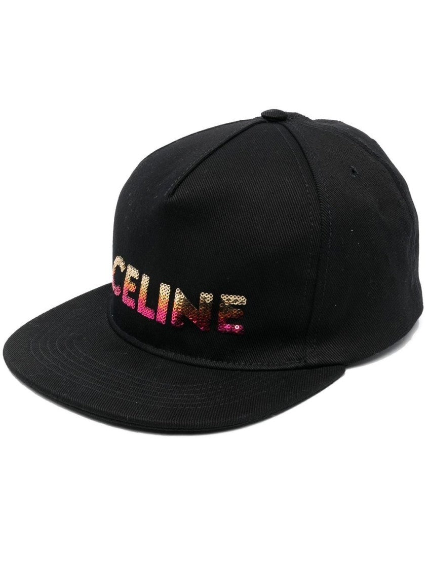 Céline Logo Embroidered Cap