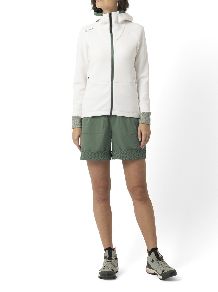 Lamunt Black Antje Thermal Fitted Hoodie