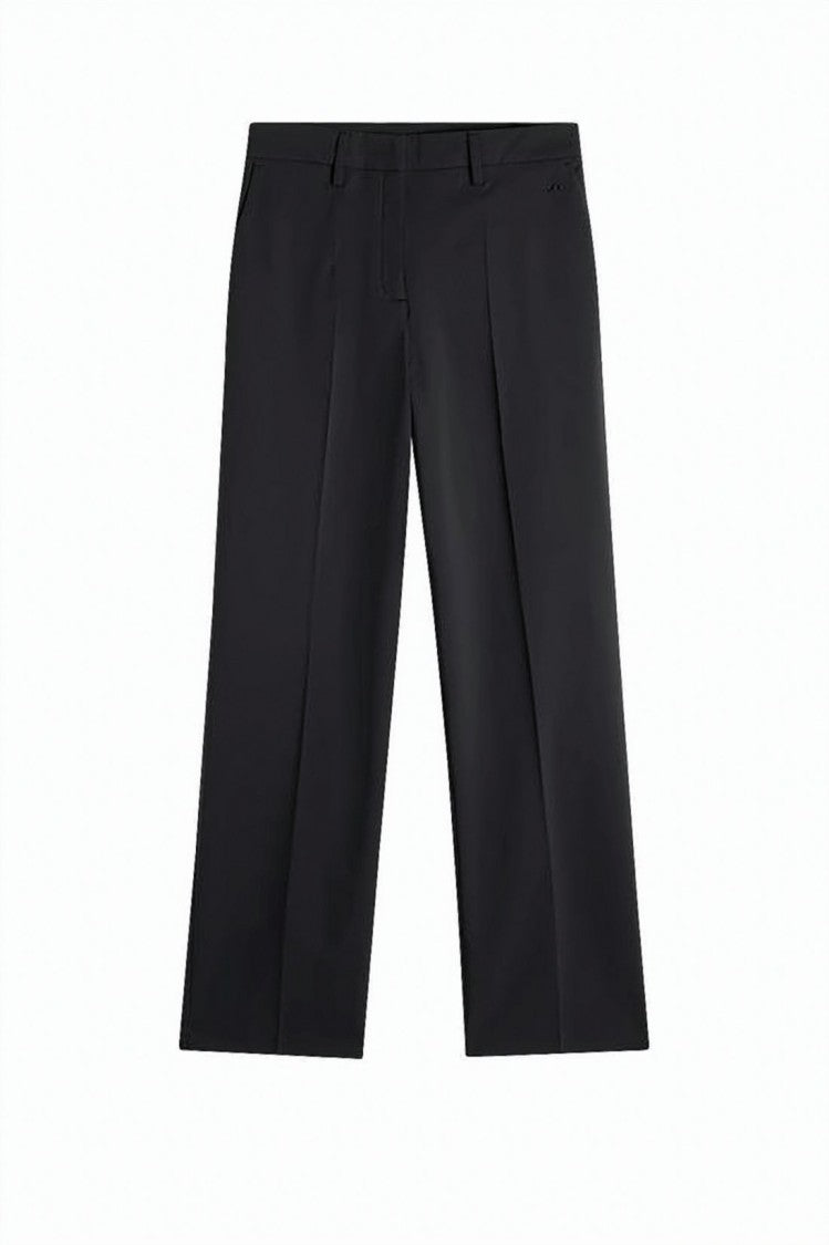 J Lindeberg Tailored Black Pants With Structured Design