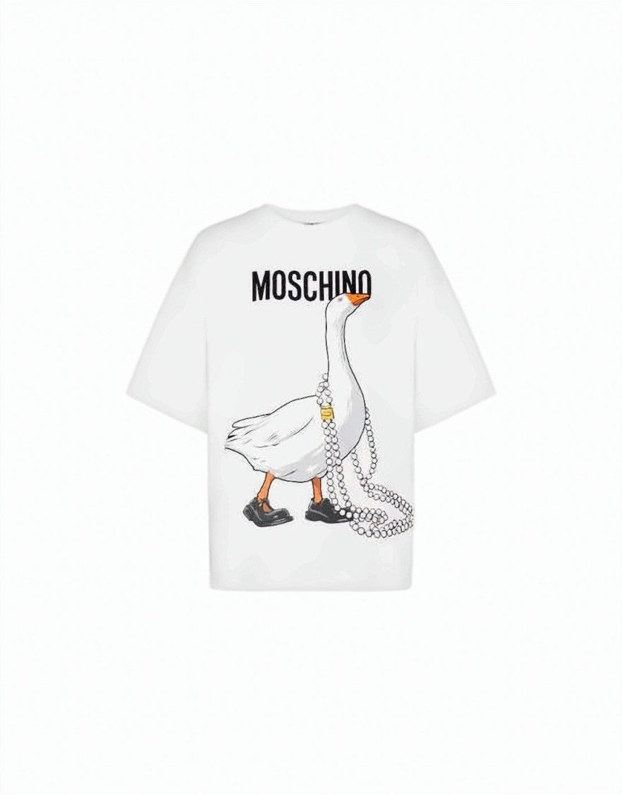 Moschino Boxy White T-Shirt