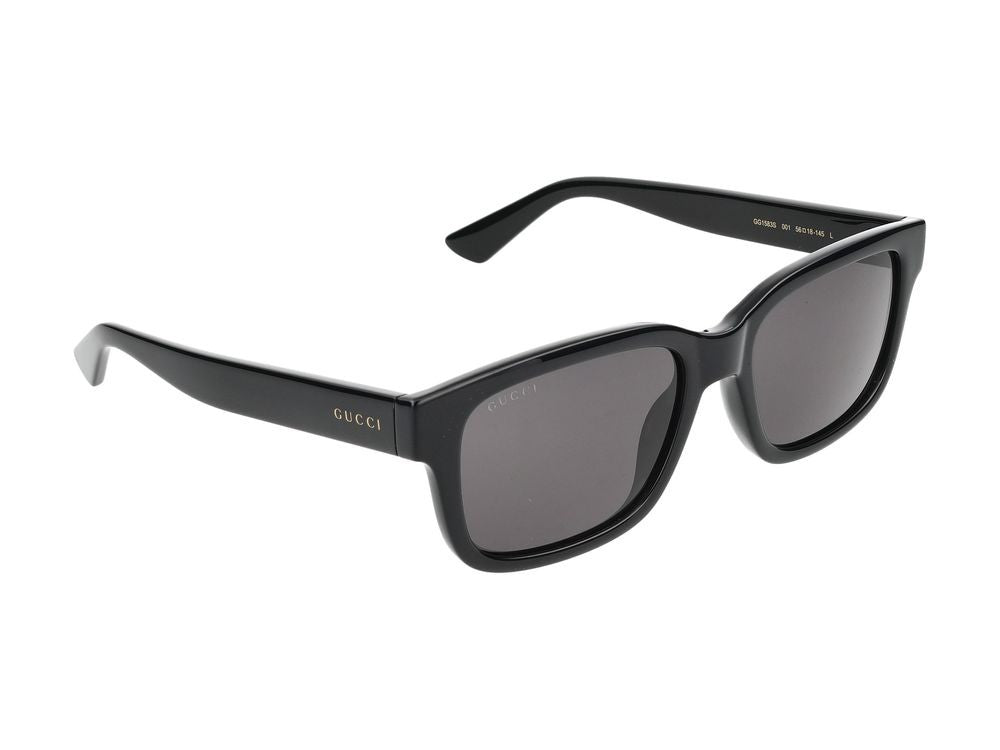 Gucci Black Bold Square Fashion Sunglasses