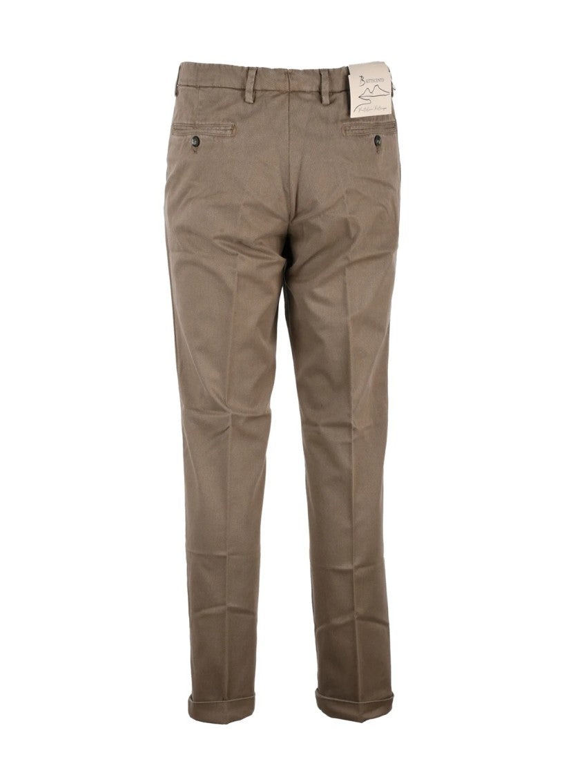 Bsettecento Bsettecento Regular Fit Trousers With Tailored Silhouette