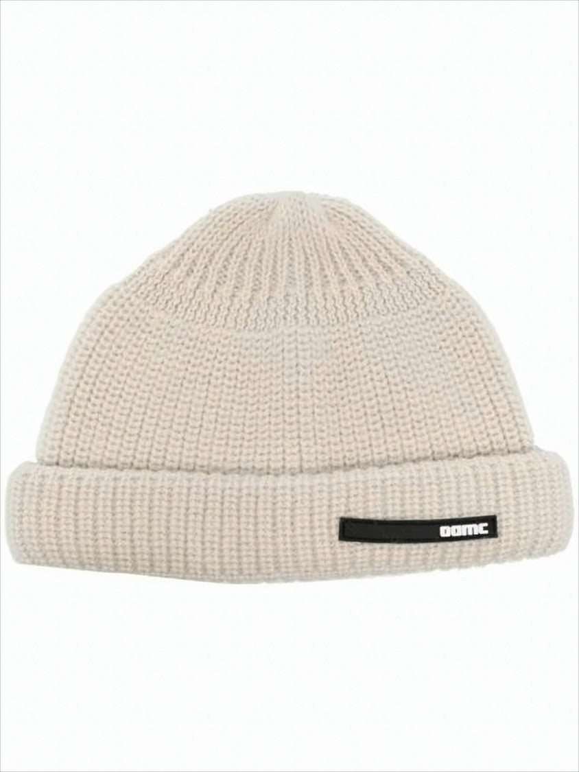 Oamc Ribbed Wool Beanie With Folded Cuff