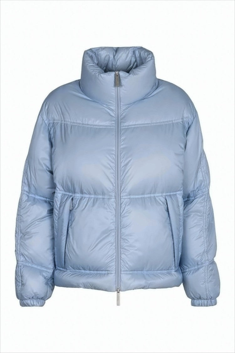 Herno Cropped Quilted Ripstop Puffer Jacket