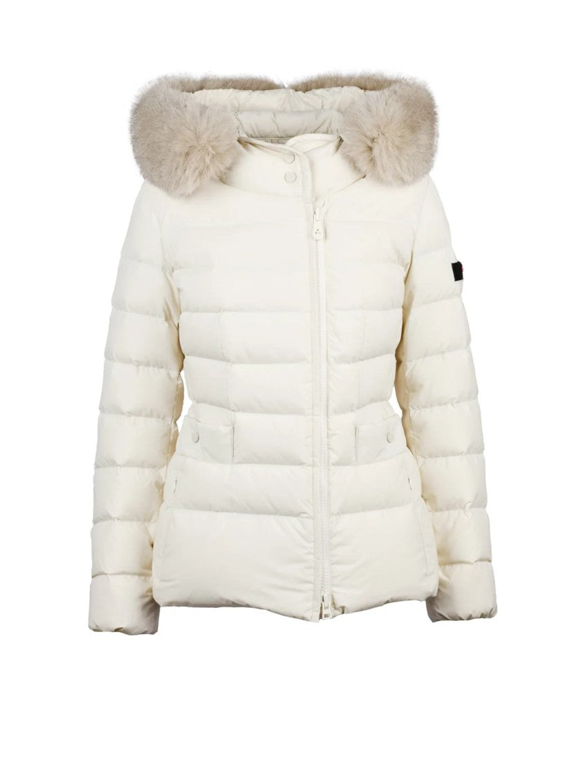 Peuterey Turmalet Down Jacket With Plush Fur Trim And Flattering Silhouette