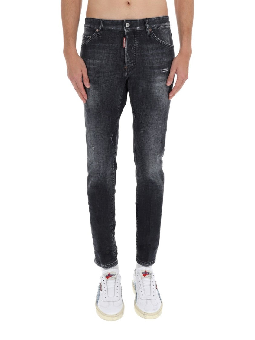 Dsquared2 Teddy Distressed Slim Jeans