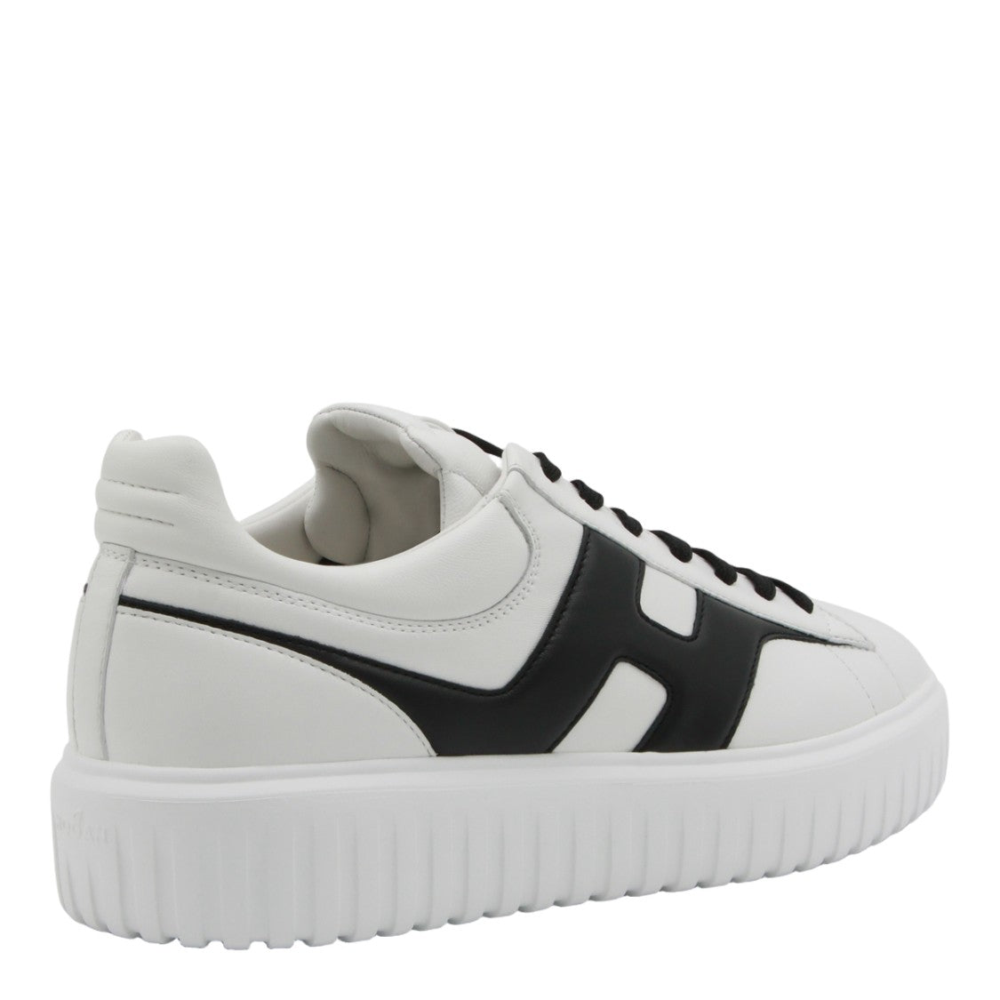 Hogan White Hogan Sneakers With Bold Black Design